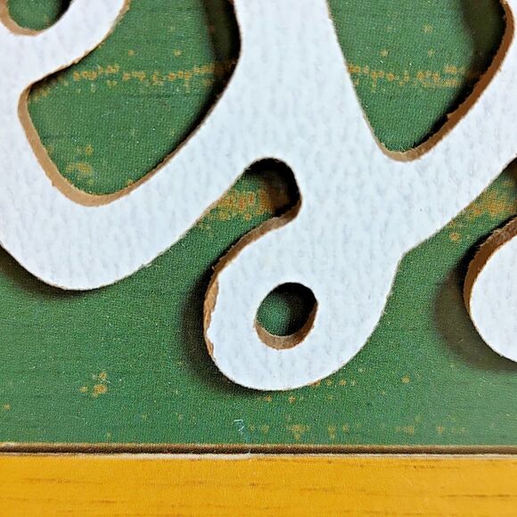 "Blessed" Carved Pumpkin Wall Mounted Holiday Event Plaque Sign Thanksgiving - Picture 5 of 16